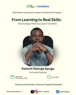 DevCareer x Coursera